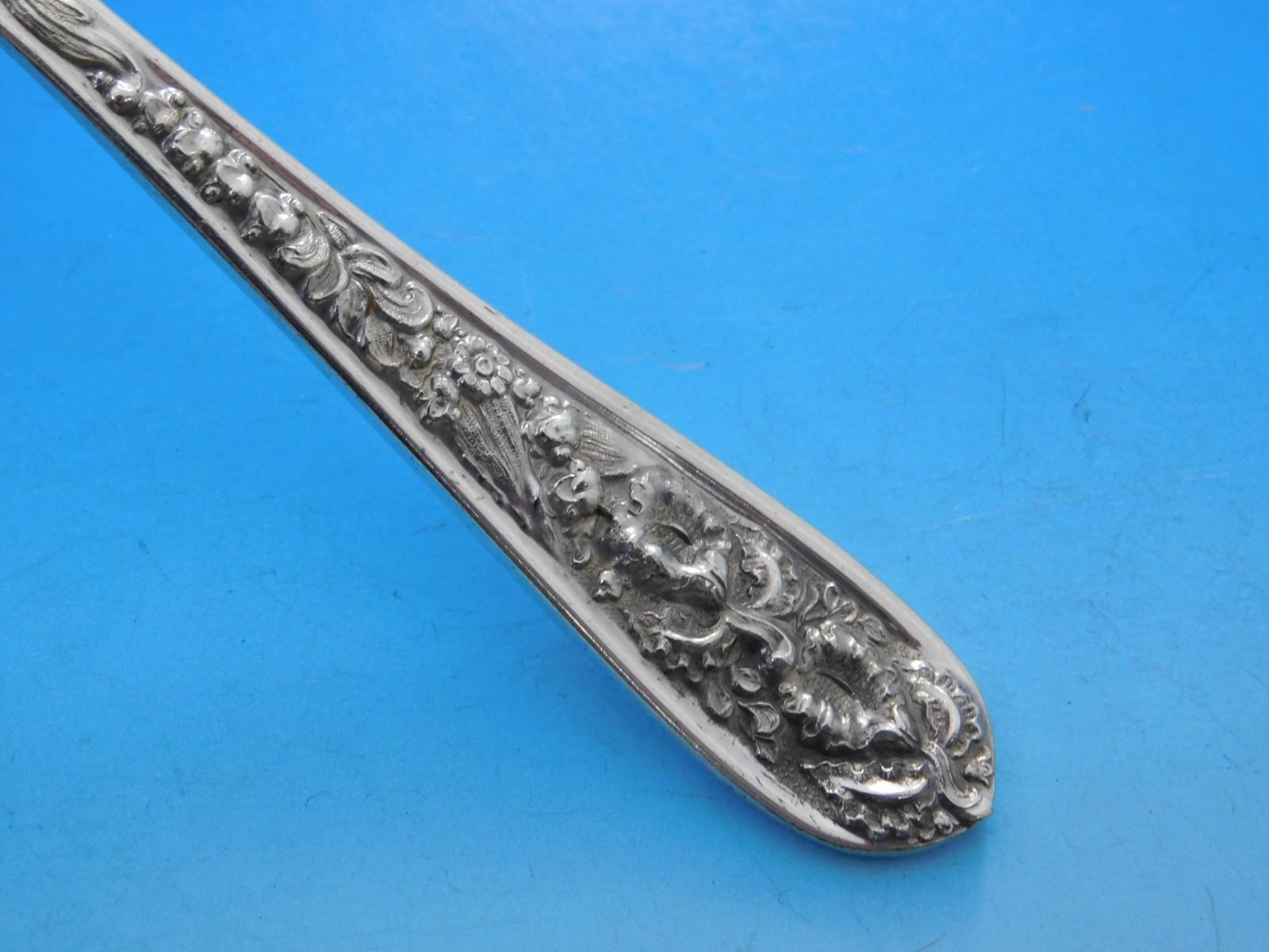 Corsage by Stieff Set de couverts en argent sterling pour 12 Service 89 pièces en vente 2