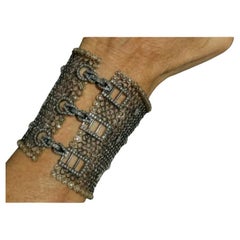 Bracelet corset en diamants