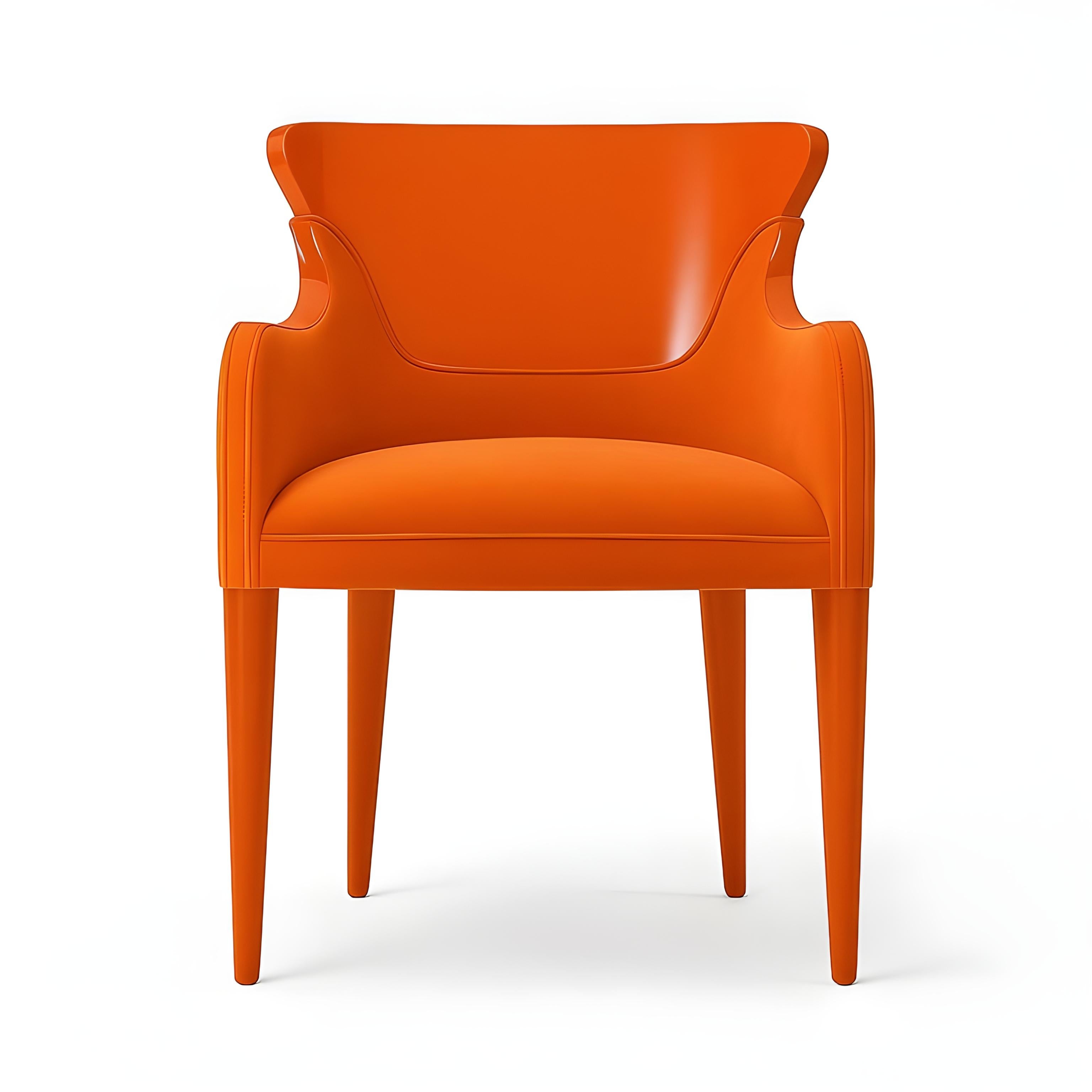 Tissu Corset Dining Chair, Sculptural Contemporary Velvet Chair with a Classic Twist en vente