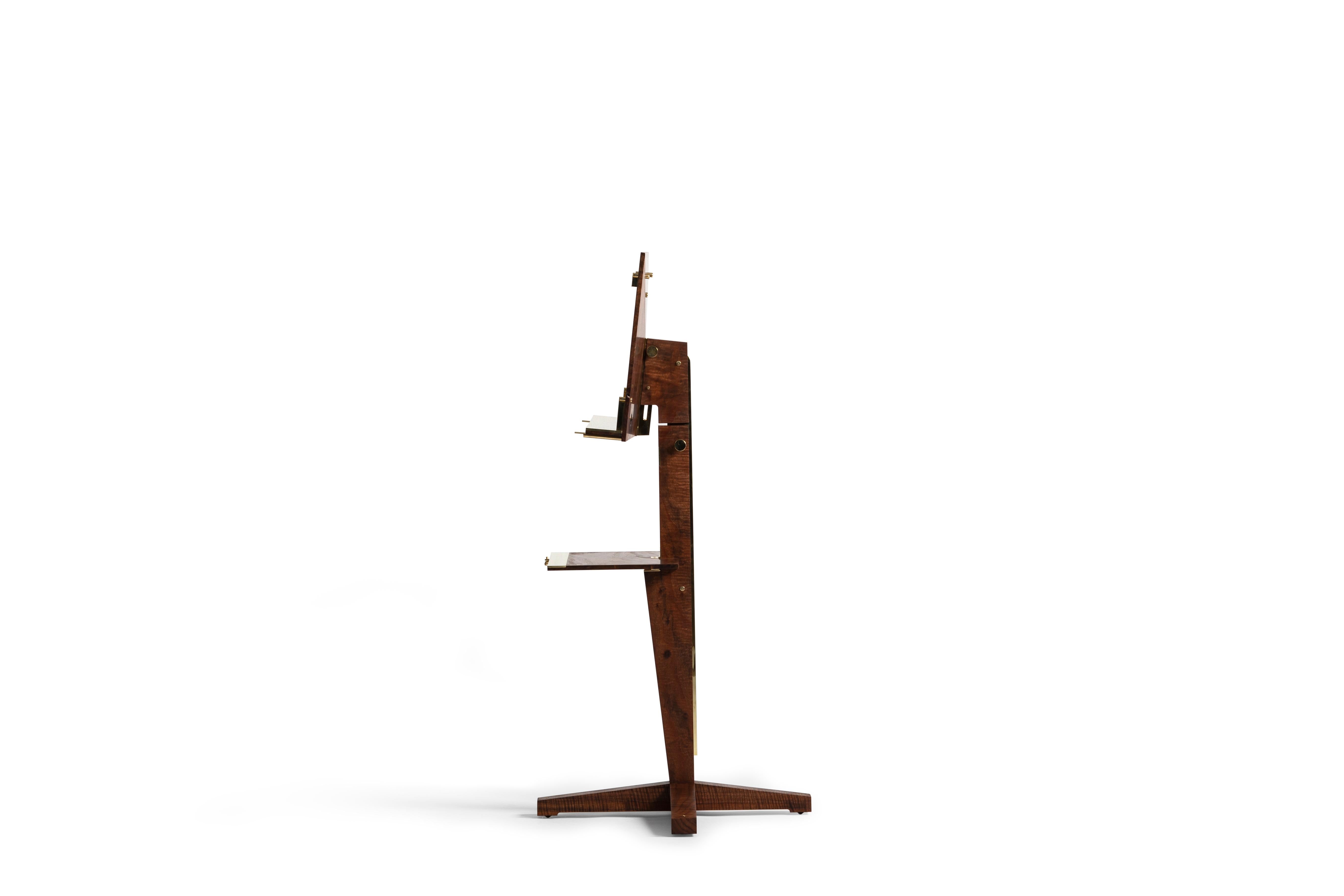 Contemporary Corset Music Stand with Adjustable Height and Angle  For Sale