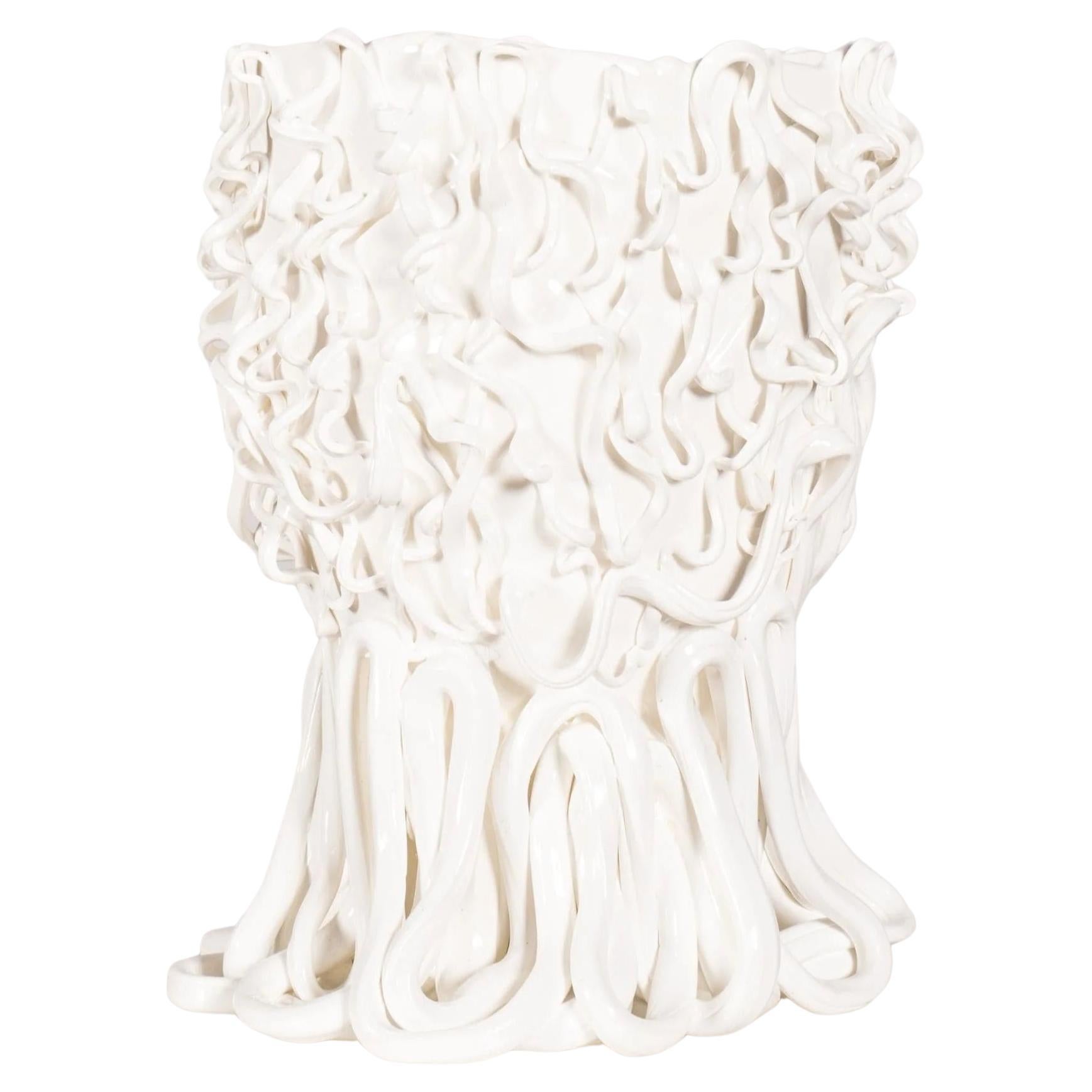 Corsi Medusa Vase (Large), Matte White by Gaetano Pesce
