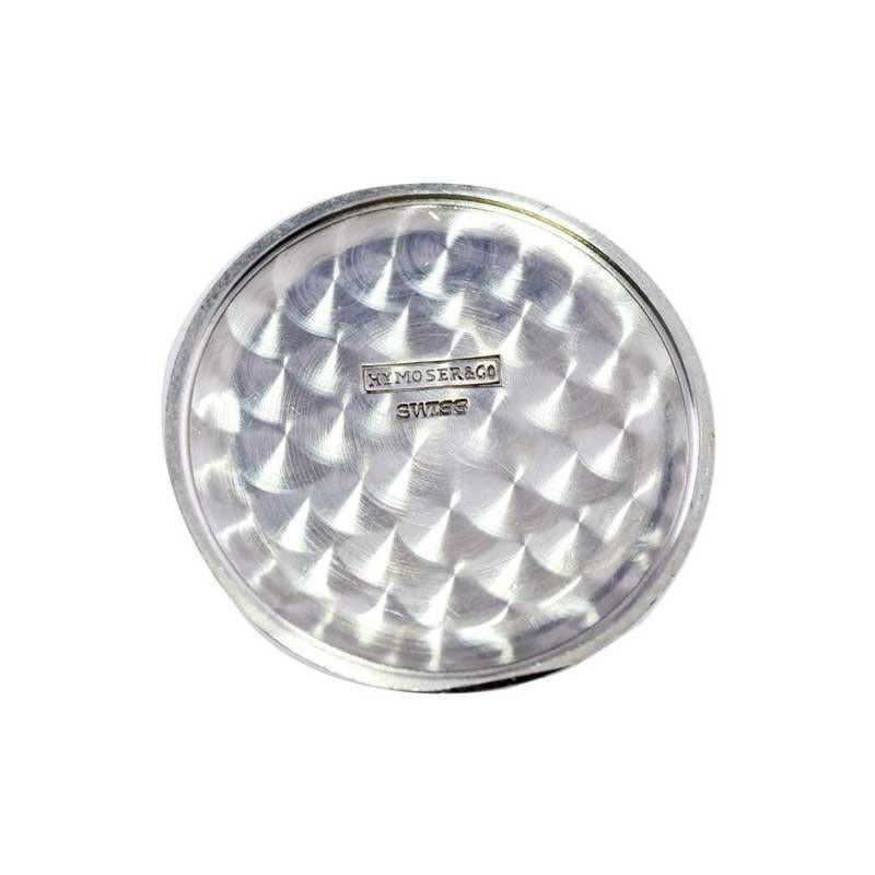 Reloj para invidentes con caja de cromo Cort y esfera de esmalte impecable 6
