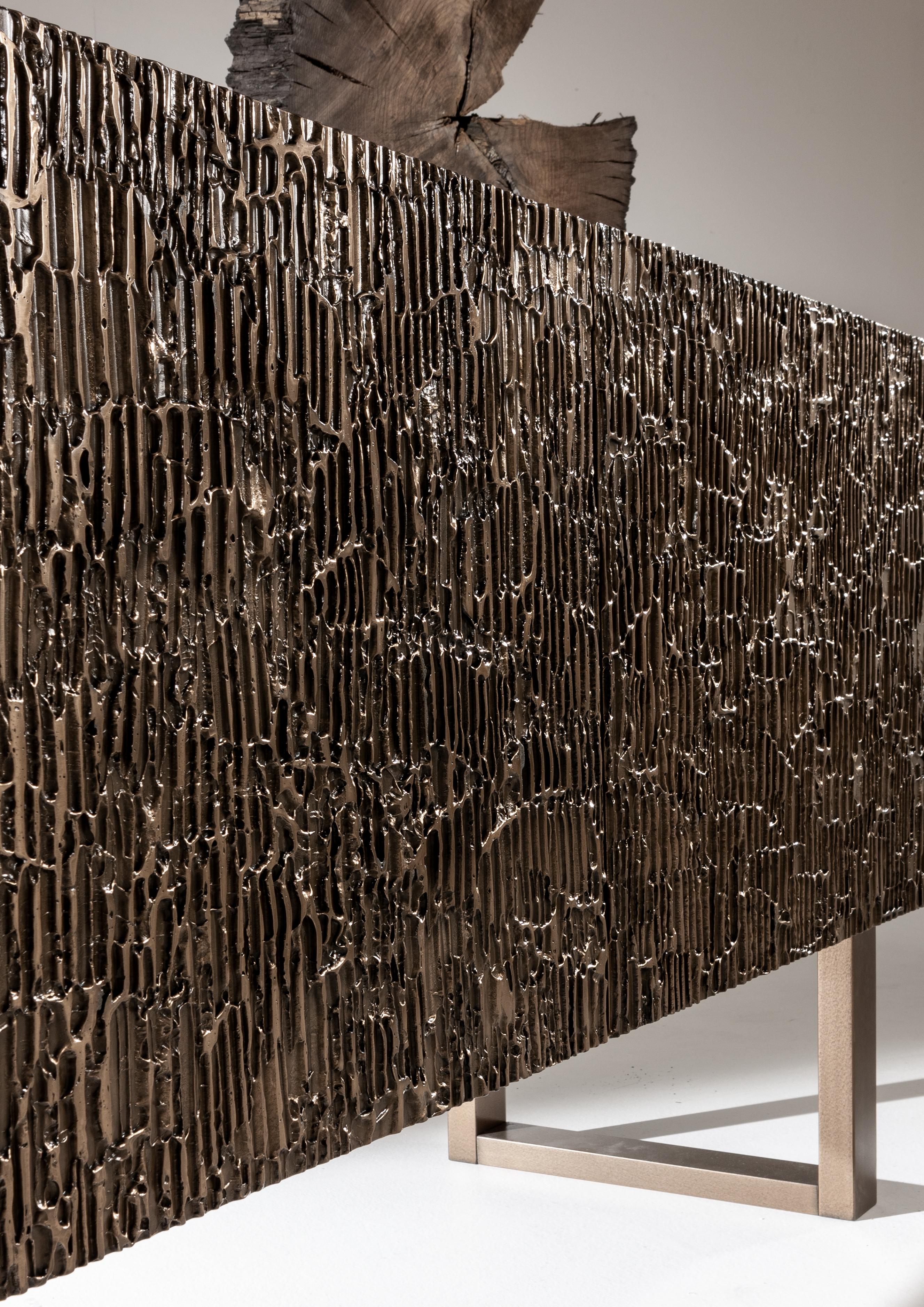 Italian Corteccia Sideboard by Laurameroni For Sale