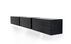 Corteccia Wall Unit in Black Finish by Andrea Salvetti & Mogg