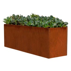 Jardinera o caja de jardín comestible de acero corten (2,5 m x 3 m x 2,5 pies)