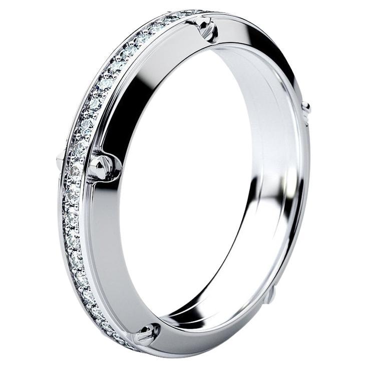 CORTEZ Platinum Ring with 0.70ct Diamonds