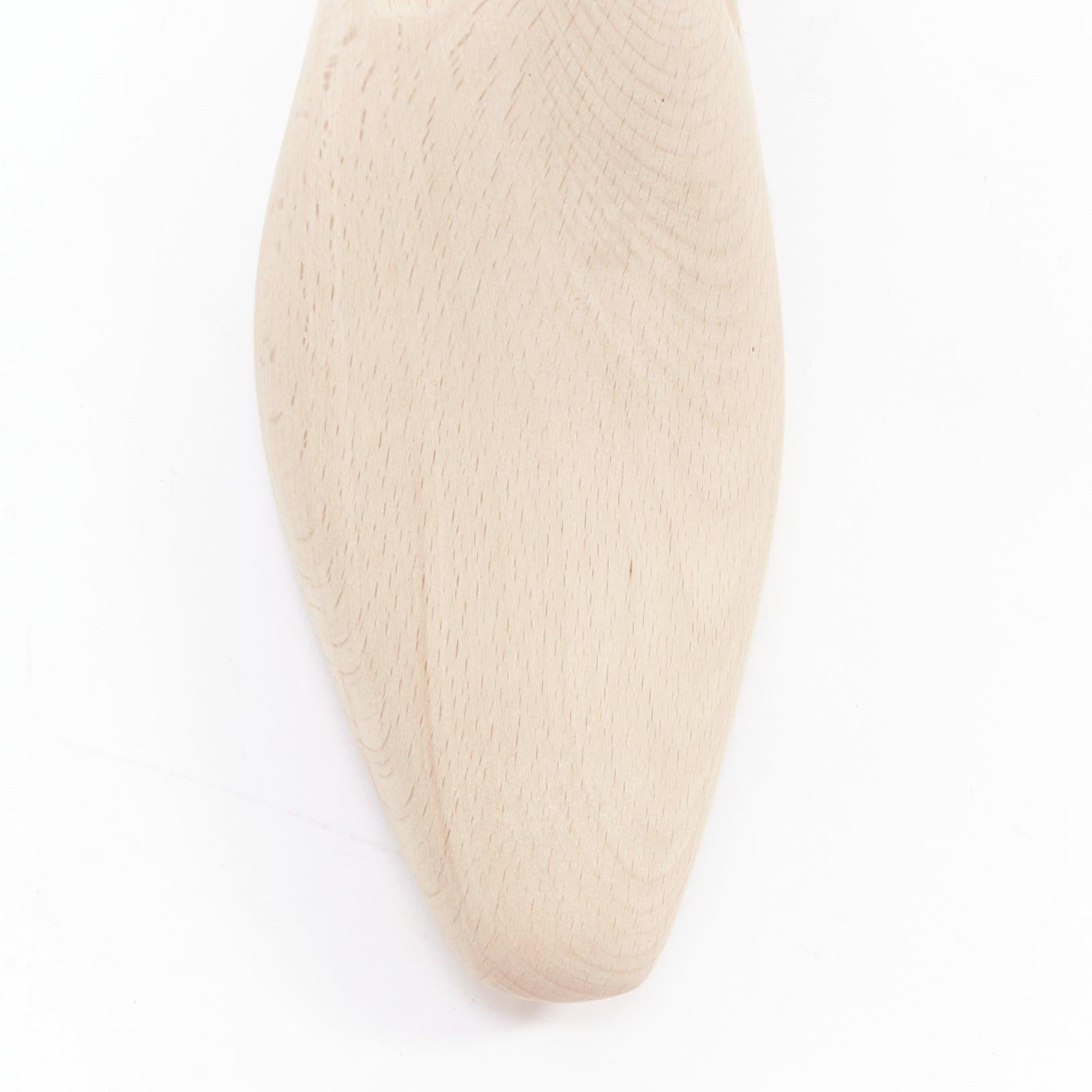 CORTHAY beige Holzlogo Schuhspanner Paar UK8 EU42 im Angebot 2