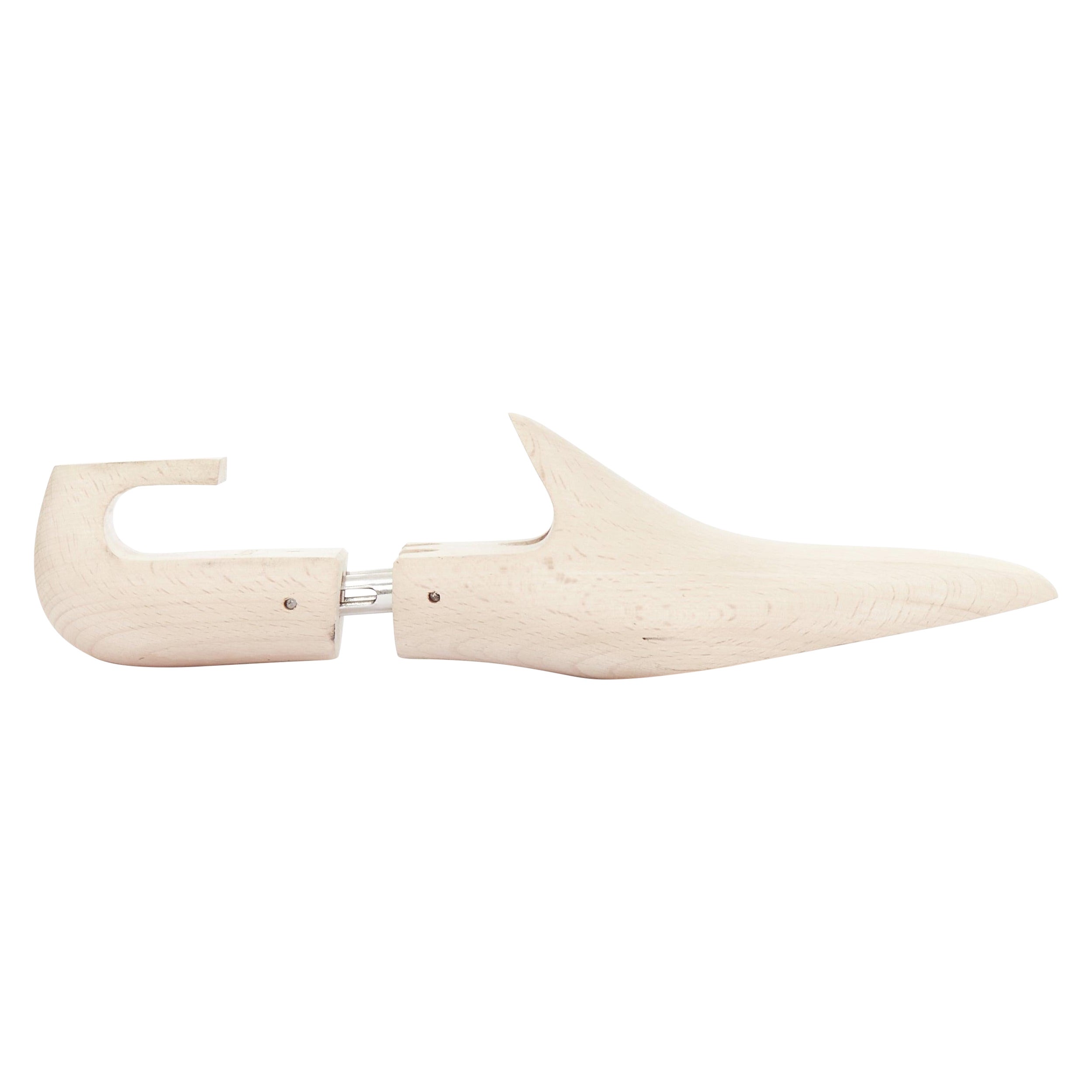 CORTHAY beige wooden logo shoe tree pair UK8 EU42