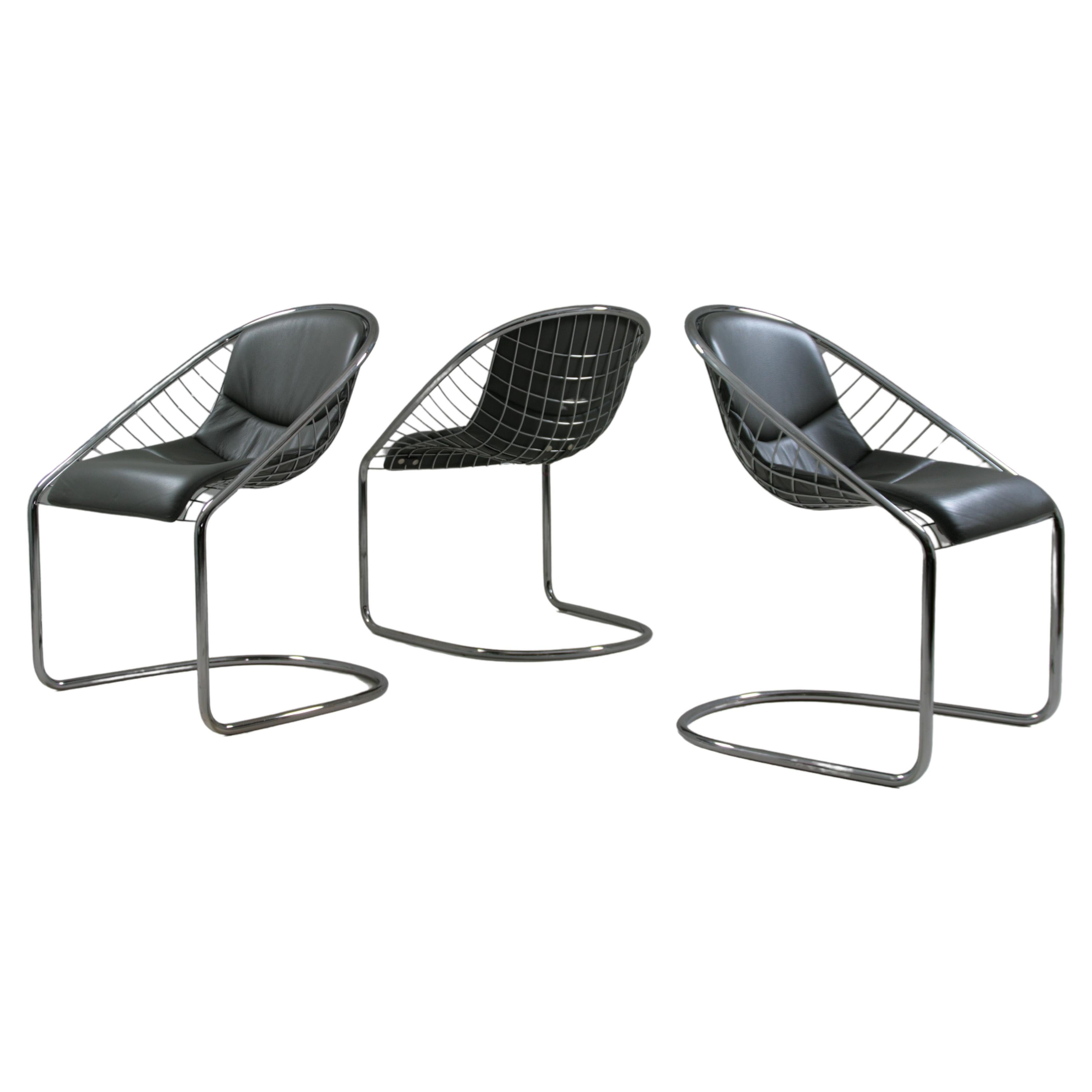 Cortina Chairs by Gordon Guillaumier for Minotti, 2000s, Set of 3