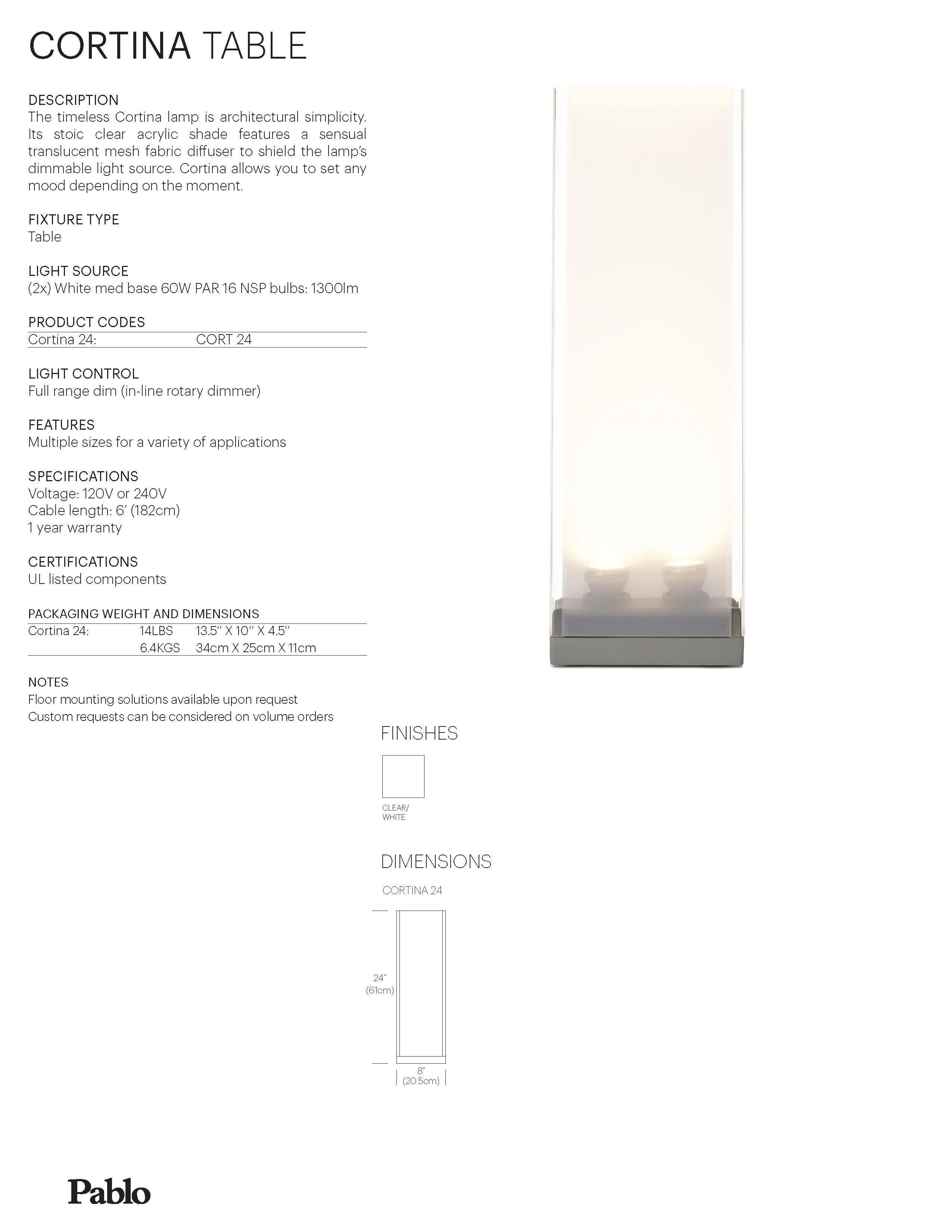 pablo cortina floor lamp