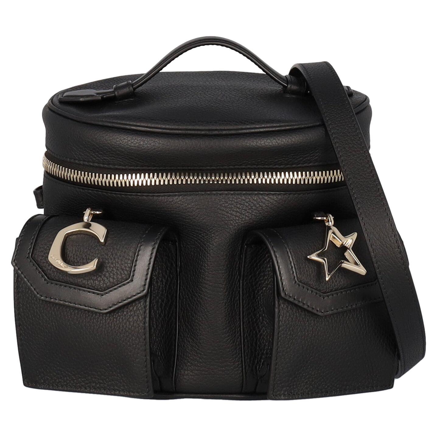 Corto Moltedo Women Backpacks Black Leather  For Sale