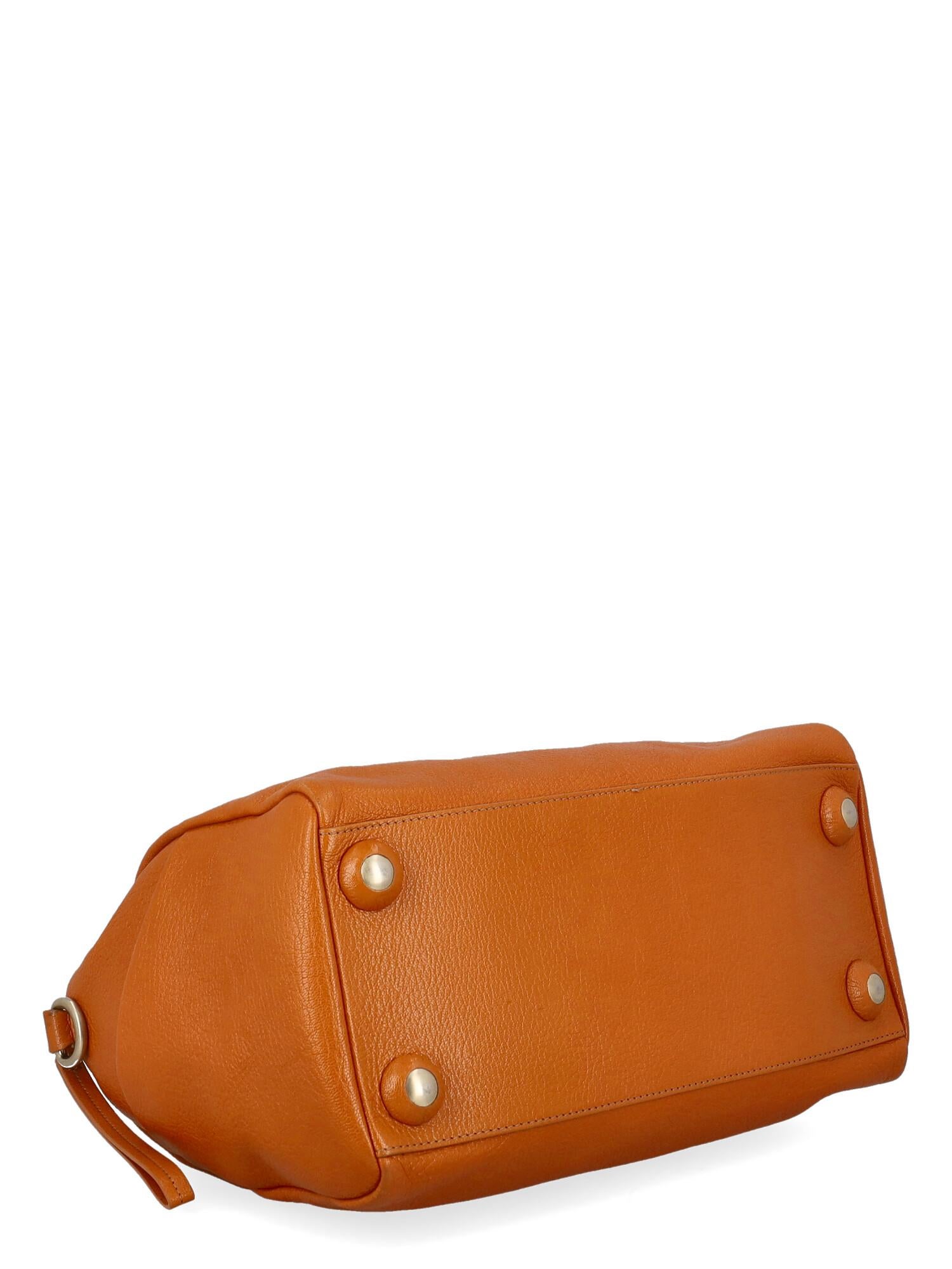Women's Corto Moltedo Women Handbags Orange Leather  For Sale