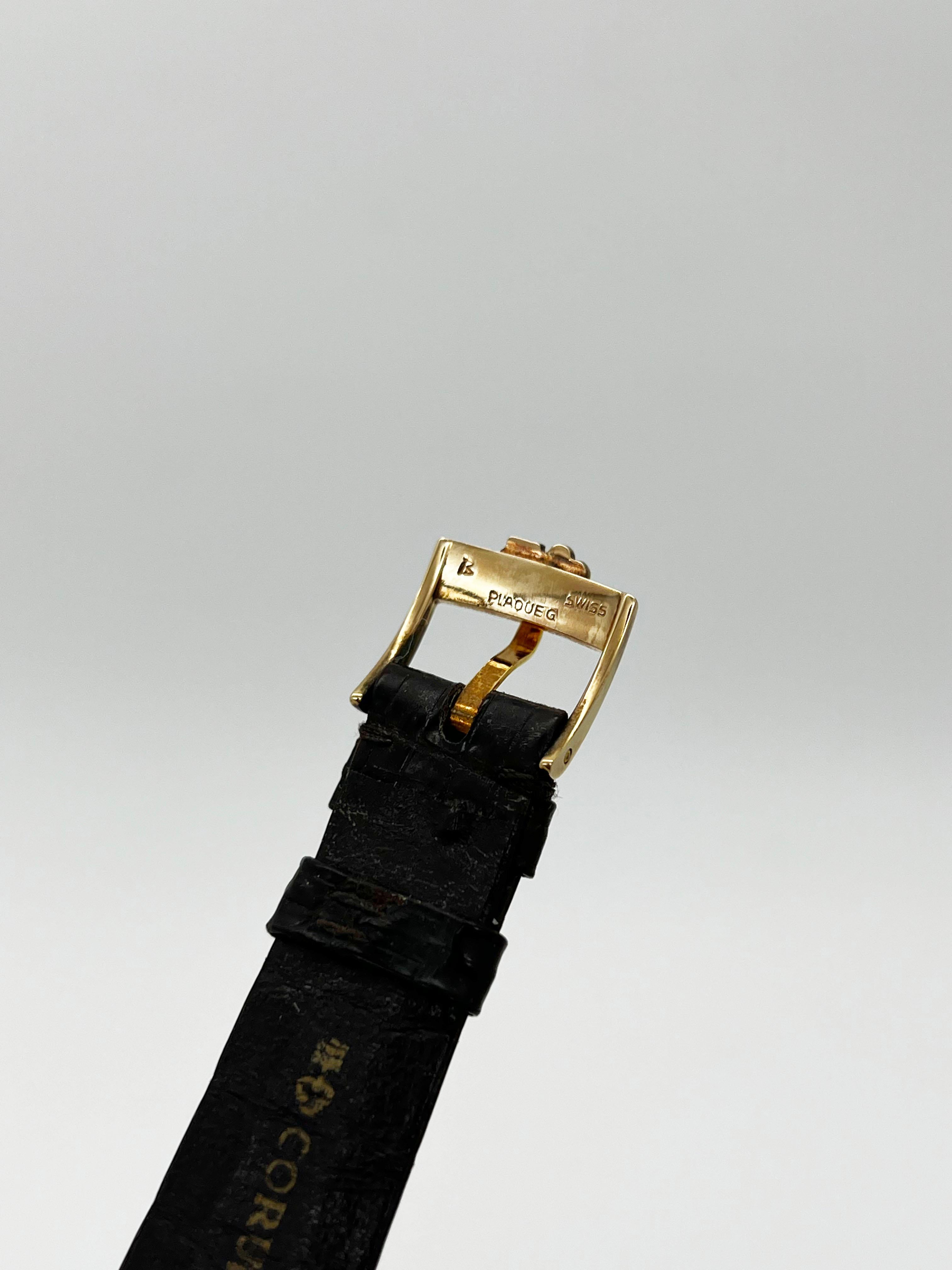 Corum $10 Münzuhr 1893 18K Gelbgold Lederarmband Reisetasche Papier im Angebot 4