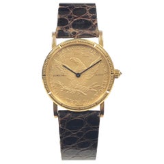 Corum $10 U.S. Gold Coin Quartz Wristwatch