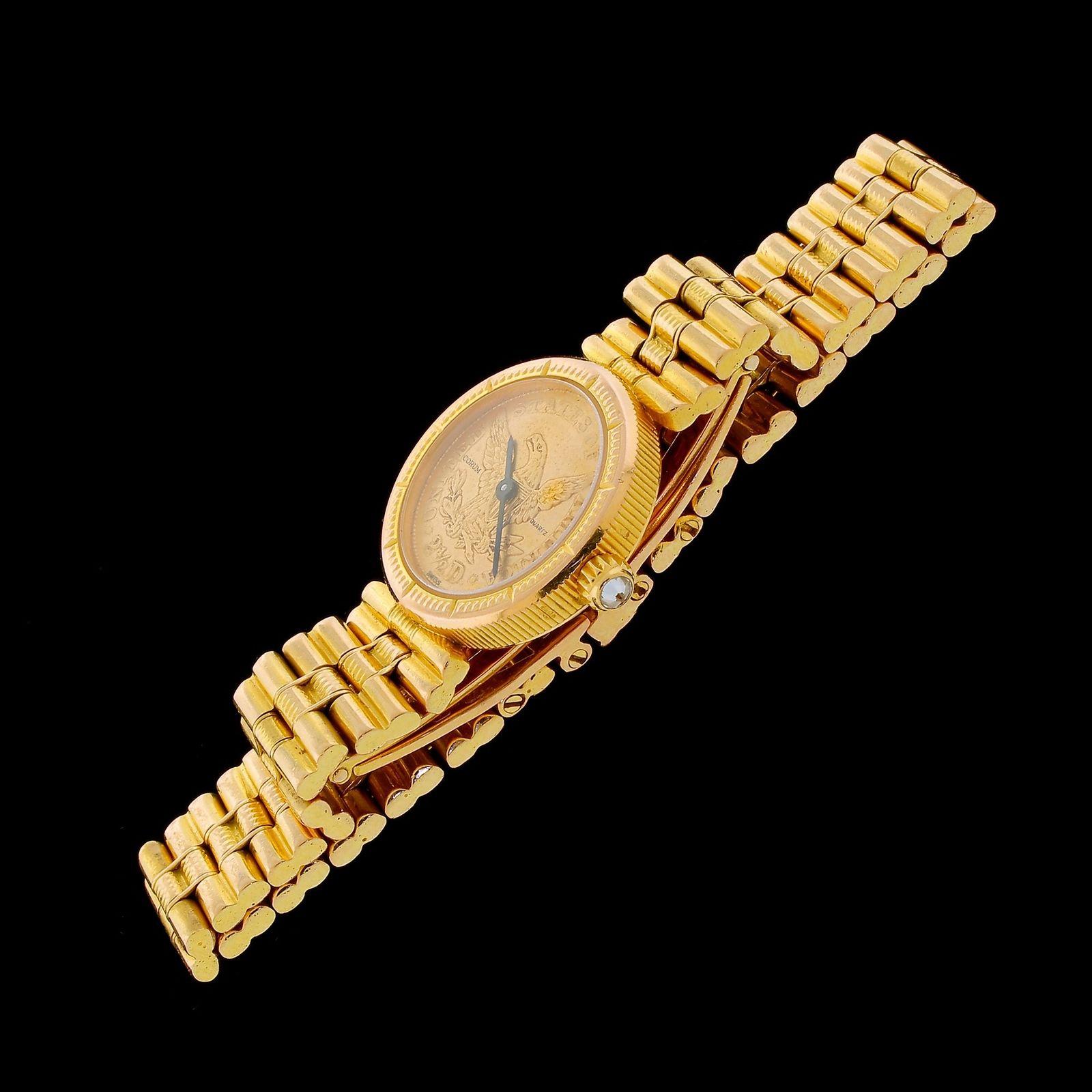 corum gold watch