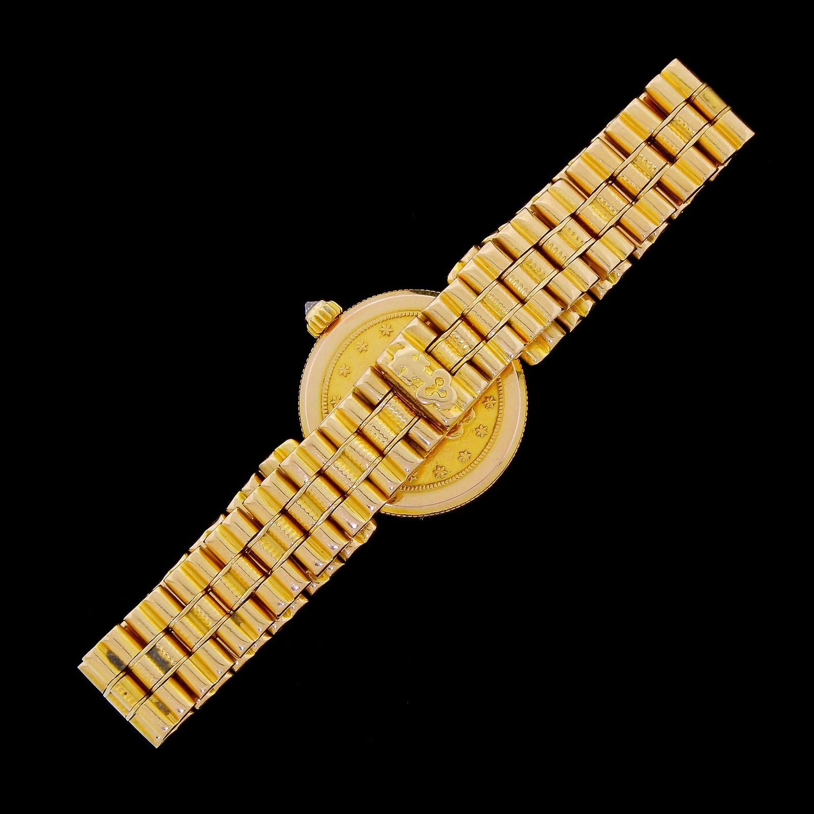 corum 18k gold watch