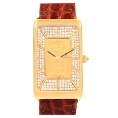 Corum 18 Karat Yellow Gold Diamond 5 Gram Ingot 999.9 Watch