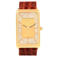 Corum 18 Karat Yellow Gold Diamond 5 Gram Ingot 999.9 Watch