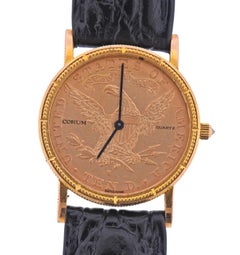 Corum 1880 S Liberty Head 10 Dollar US Gold Coin Watch