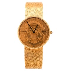 Corum 1895 US 20 Dollar Liberty Gold Coin 18K Yellow Gold 35mm Automatic Watch