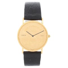 Montre à quartz pour homme Corum « $20 1897 » en or Liberty 18 carats