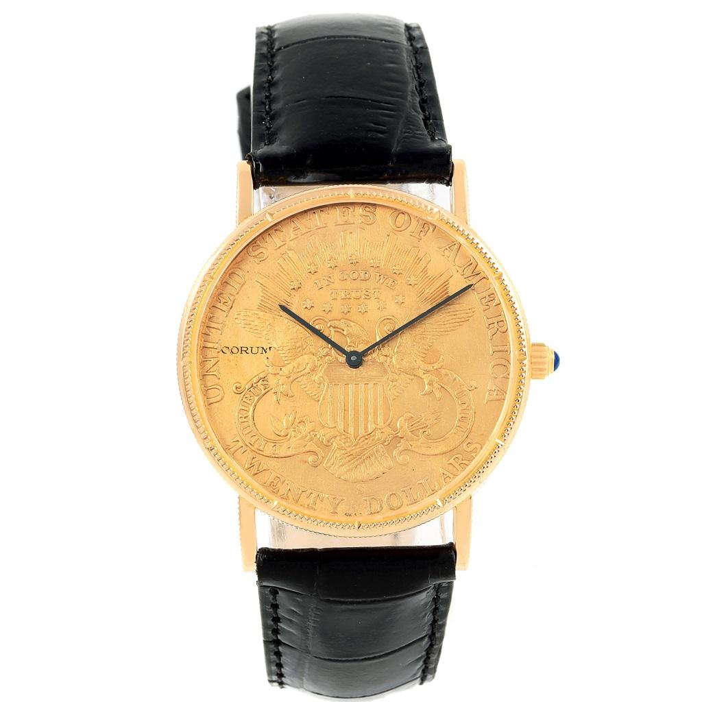 corum $20 gold coin watch quartz