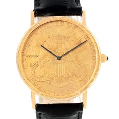 Corum 20 Dollars Double Eagle Yellow Gold Coin Year 1899 Watch