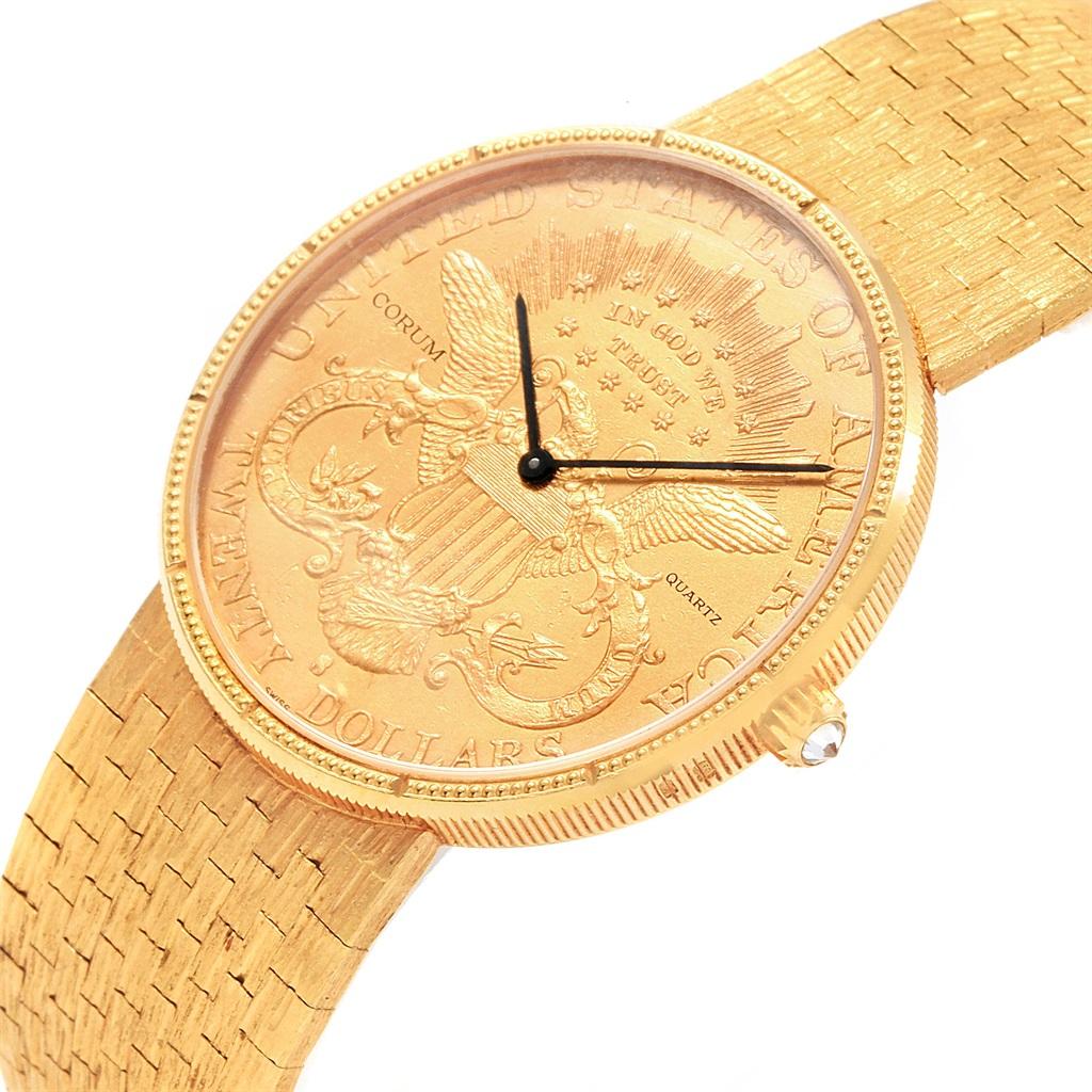 corum 20 dollar gold coin watch