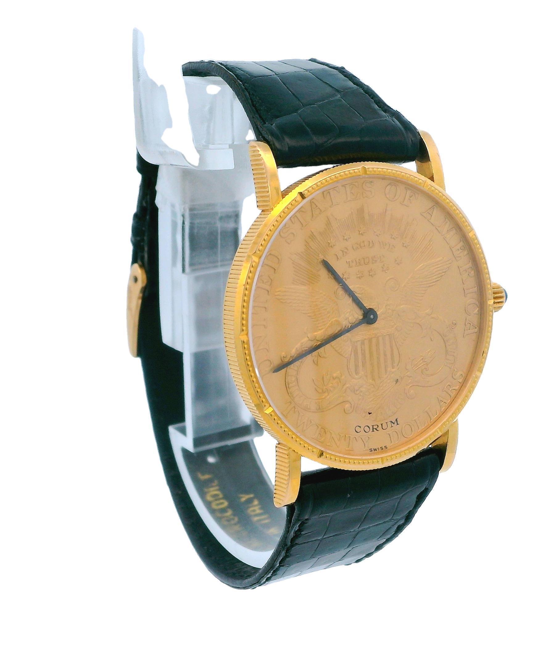 Montre mécanique Corum $20 Excellent état - En vente à Great Neck Plaza, NY