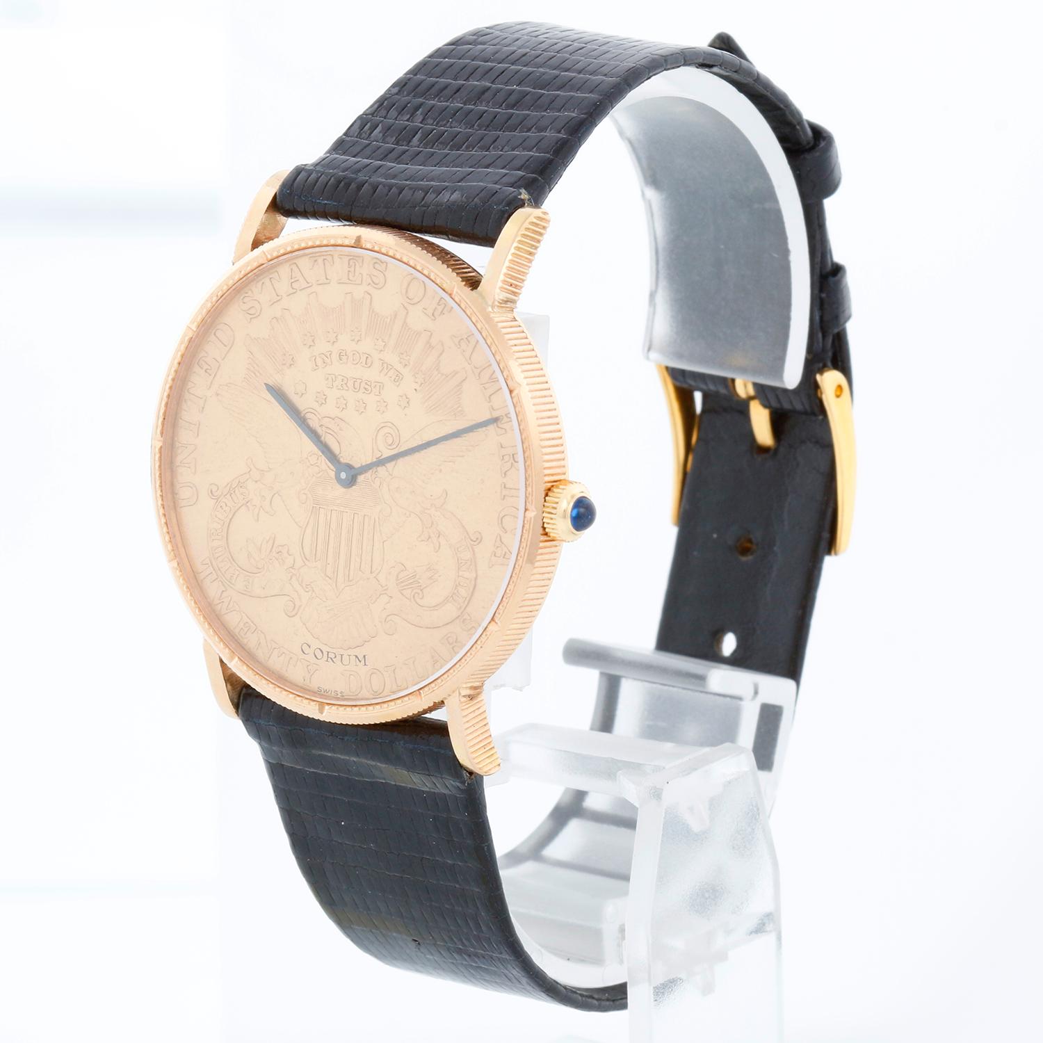 Orologio al quarzo da uomo Corum 1904 Liberty Gold Coin da 20 dollari In condizioni ottime in vendita a Dallas, TX