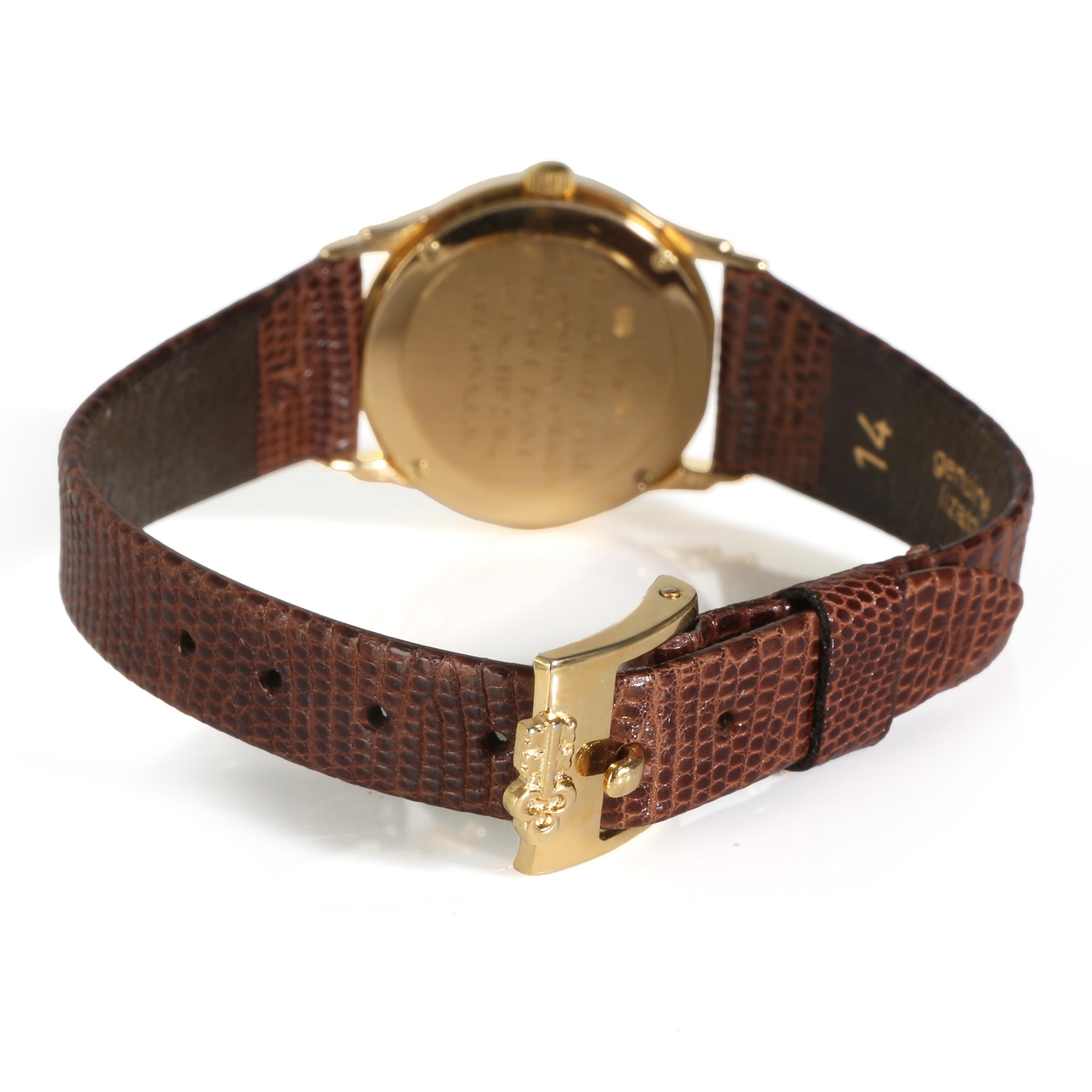 Corum 39823 47450.56 Women's Watch in 18kt Yellow Gold

SKU: 140831

PRIMARY DETAILS
Brand: Corum
Model: 39823
Country of Origin: Switzerland
Movement Type: Quartz: Battery
Year of Manufacture: 1980-1989
Condition: In excellent condition and