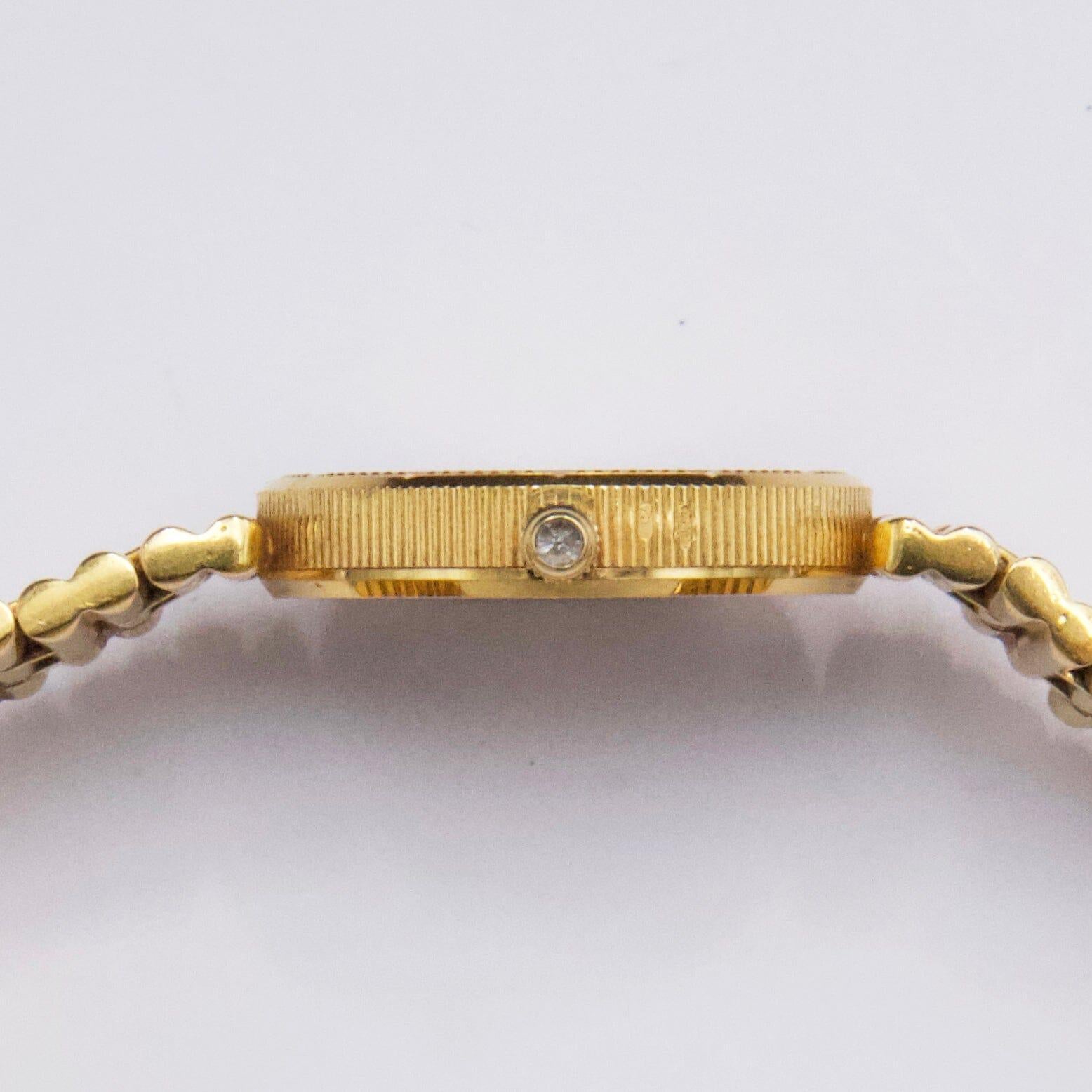 Corum $5 Coin Eagle-Liberty 4730156 18K Yellow Gold Ladies Watch Box Papers For Sale 1