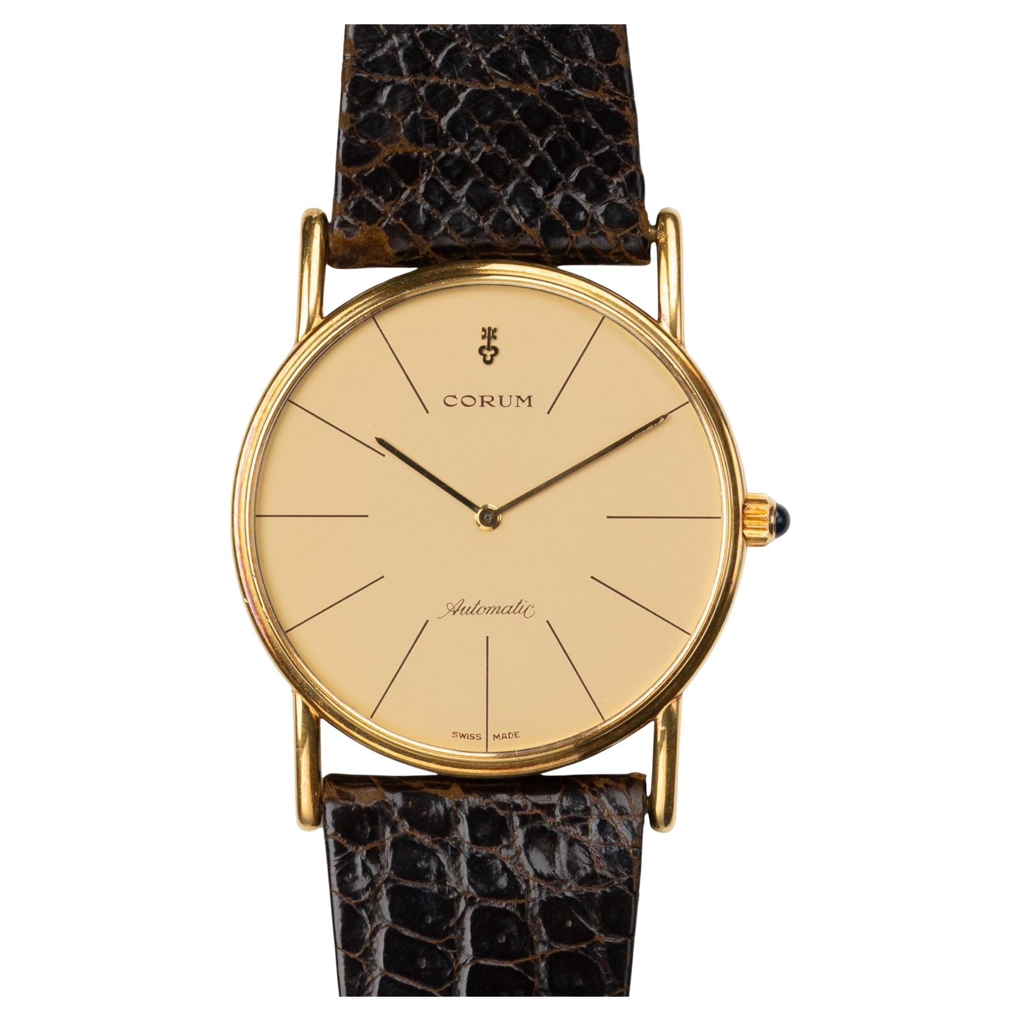 Corum 58102
Karesansui Garden
Champagner Zifferblatt 18k YG Automatik 1970er