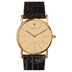 Corum 58102 
Karesansui Garden
 Champagner Zifferblatt 18k YG Automatik 1970er