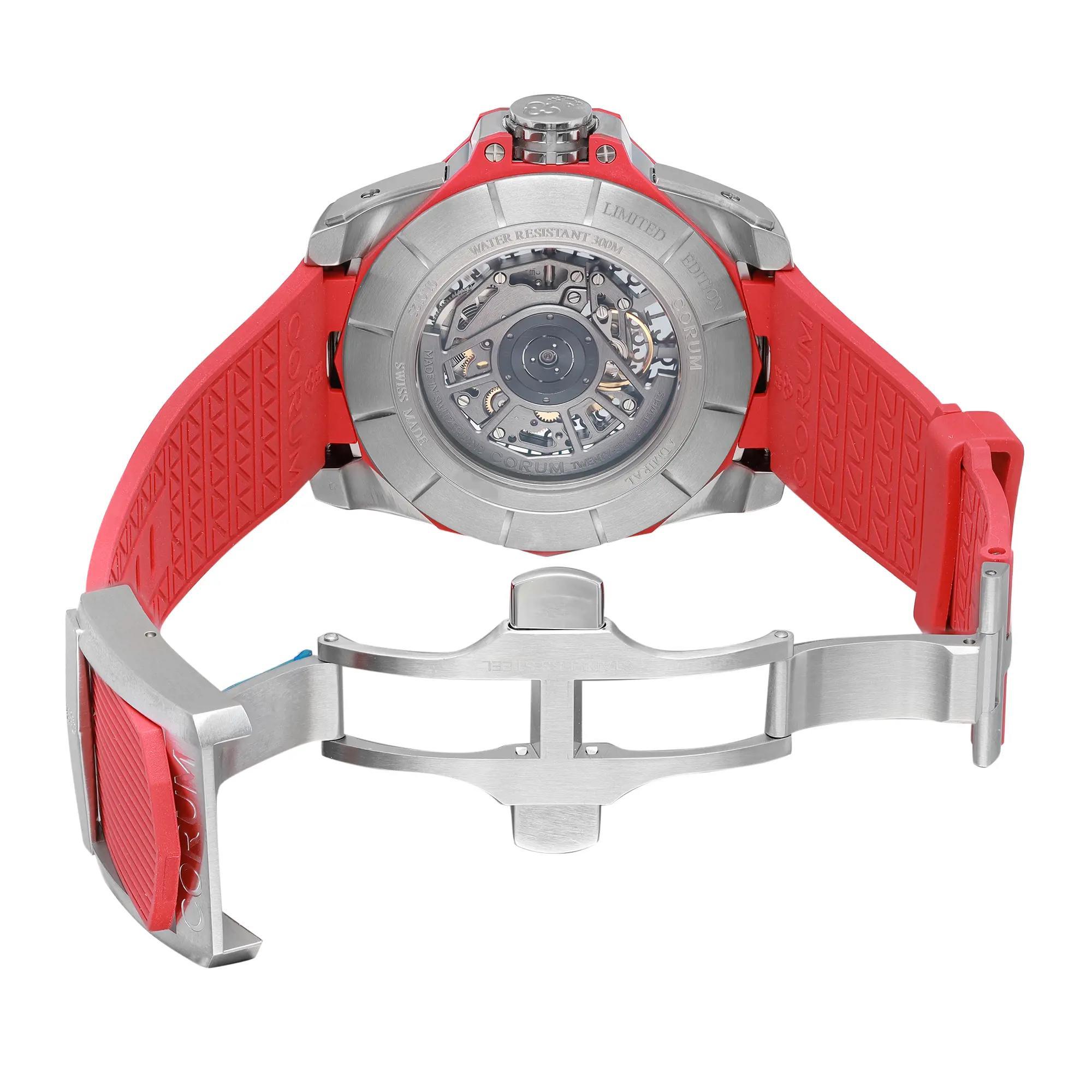 Men's Corum Admiral AC-One 45 Titanium Skeleton Dial Mens Watch 082.401.04/F376 FH52