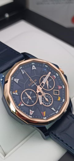 Corum Admiral Cup, Chronograph, 18kt Rose Gold and PVD Steel Case