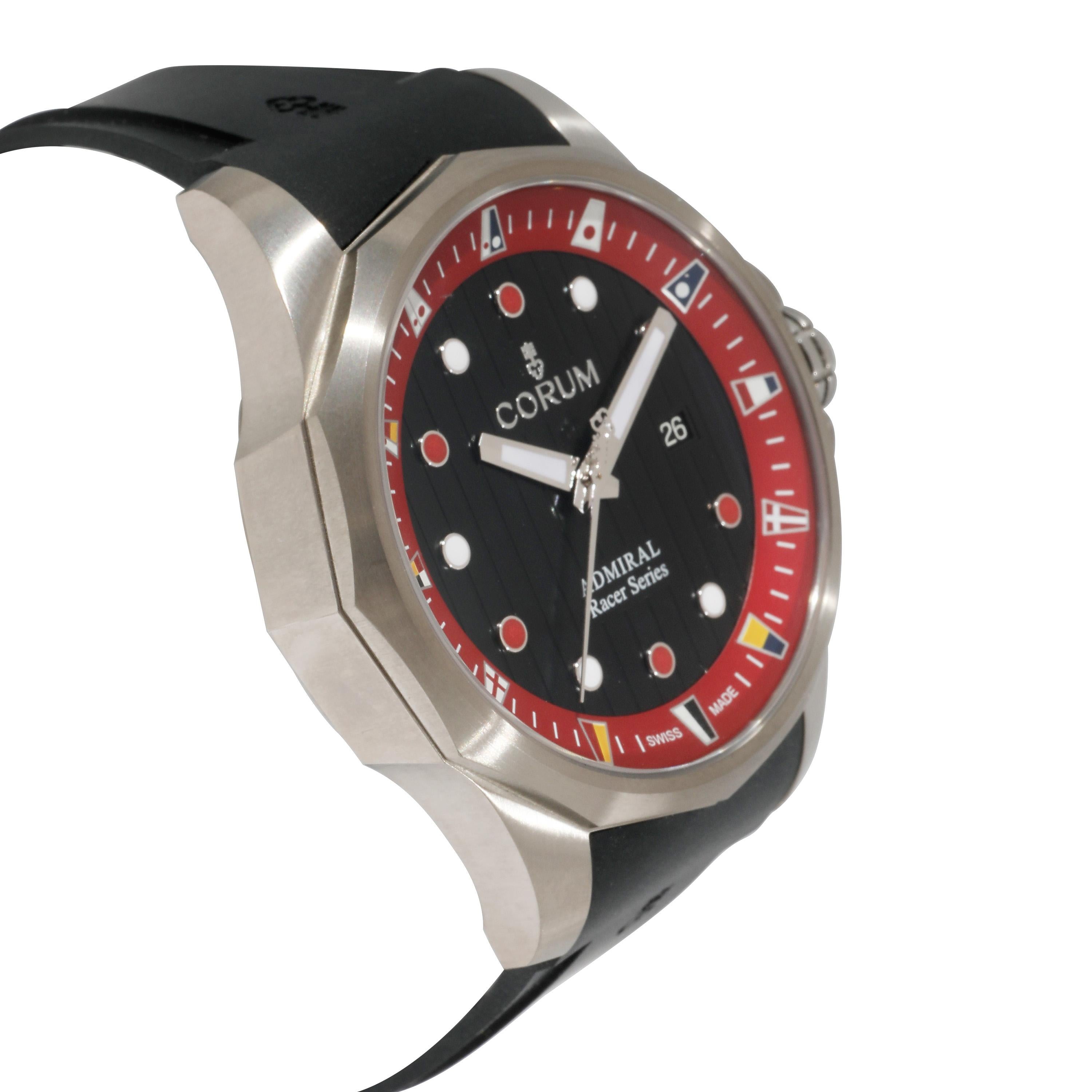 Corum Admiral Racer 01.0157 Men's Watch in  Stainless Steel For Sale 1