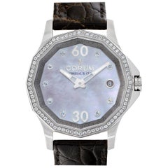 Corum Admirals Cup 01.0091 Steel, Mother of Pearl Dial, Diamond Bezel Automatic