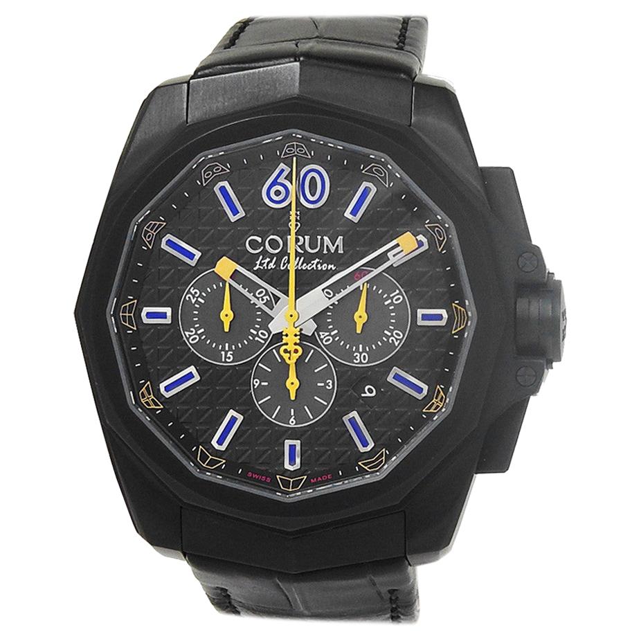 Corum Admiral's Cup 132.211.95, Black Dial, Certified and Warranty