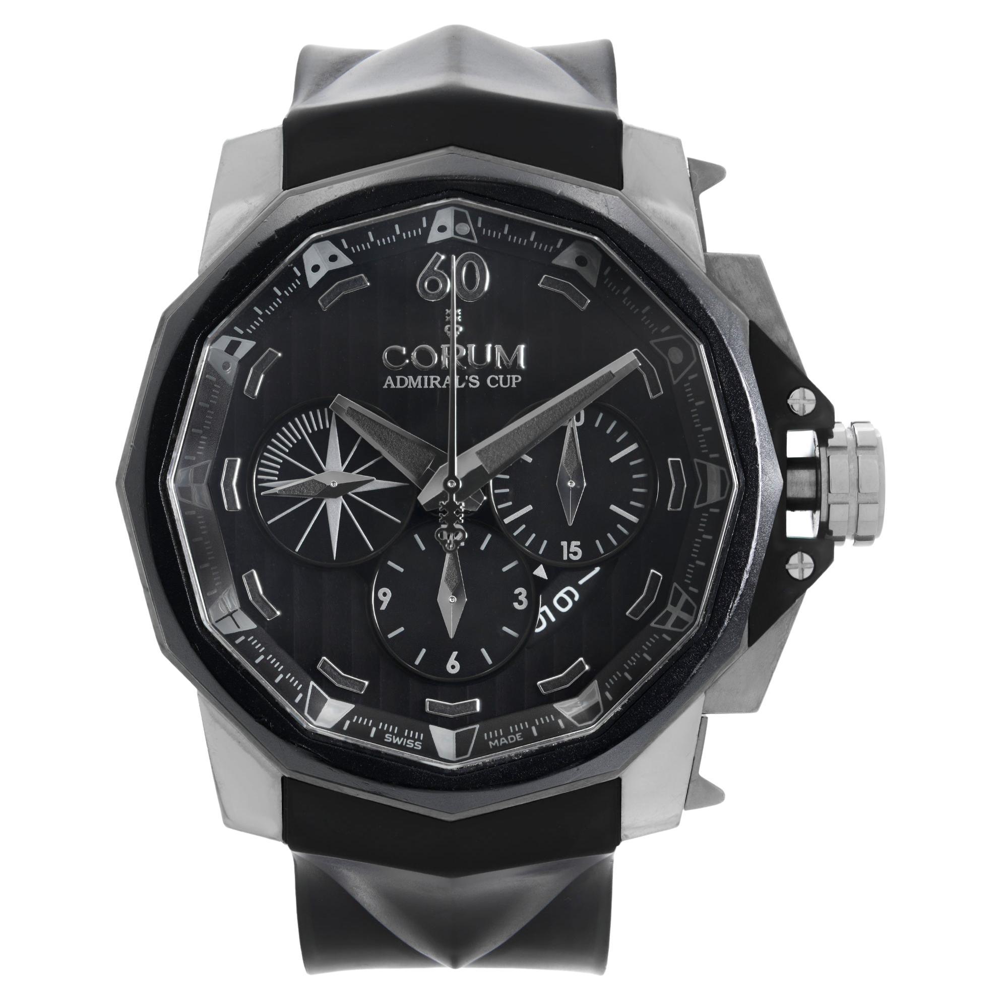 Corum Admirals Cup Limited Steel Automatic Watch 753.935.06/0371 AN52