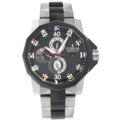 Corum Admirals Cup 947.933.04 aus Titan mit schwarzem Zifferblatt und 48 mm Automatikuhr