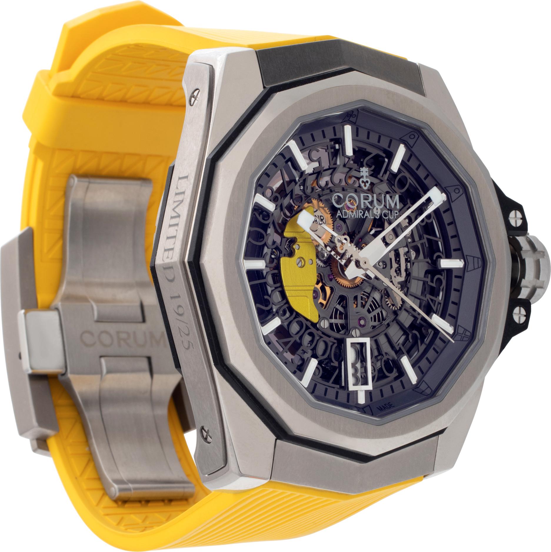 Montre-bracelet Corum Admirals Cup AC-One Misfit réf. 082.405.04/OF61 Excellent état - En vente à Surfside, FL