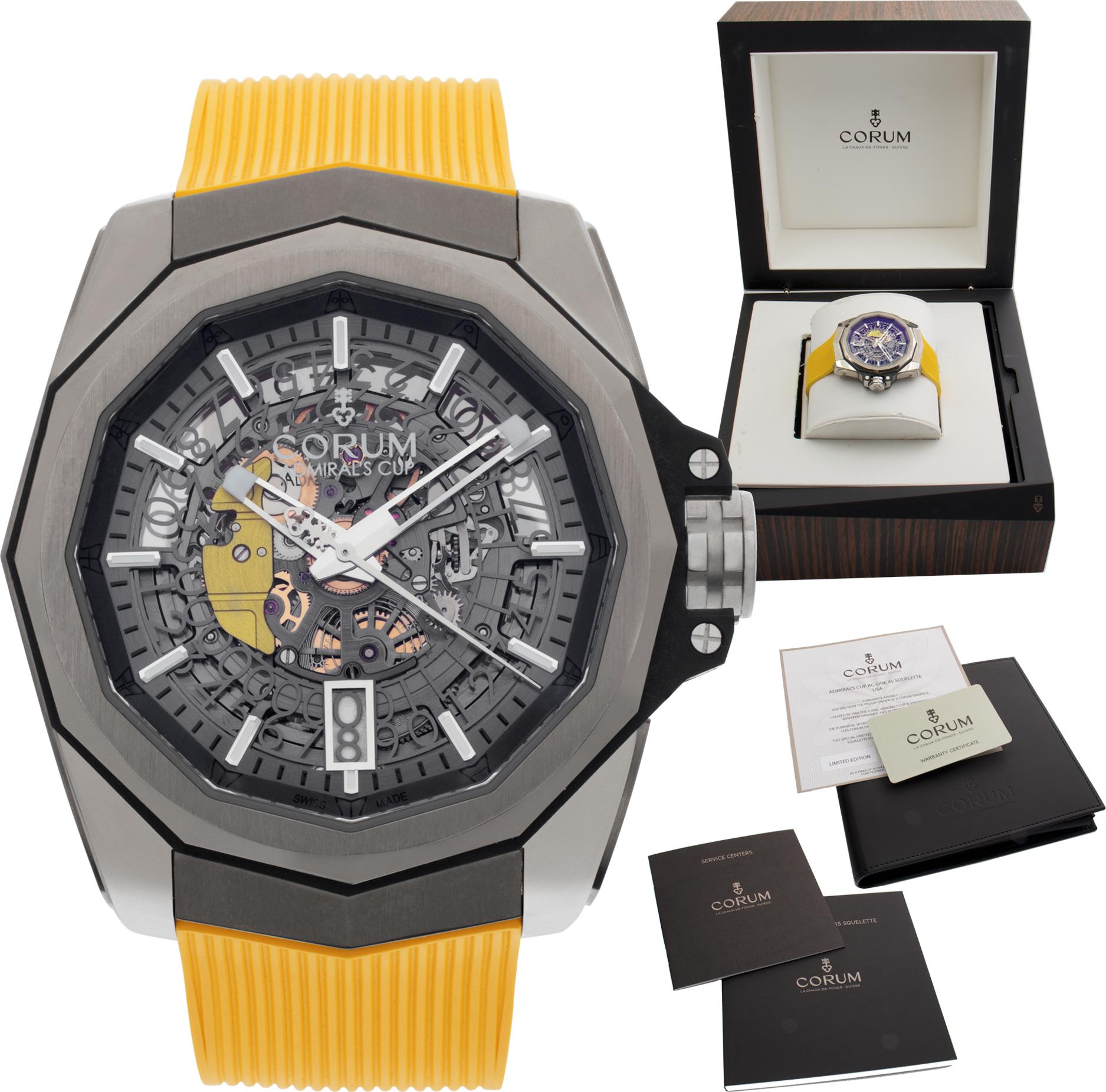 Montre-bracelet Corum Admirals Cup AC-One Misfit réf. 082.405.04/OF61 en vente 4