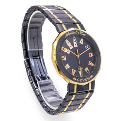 Corum Admiral's Cup Blue Steel and 18k Gold Quartz Watch