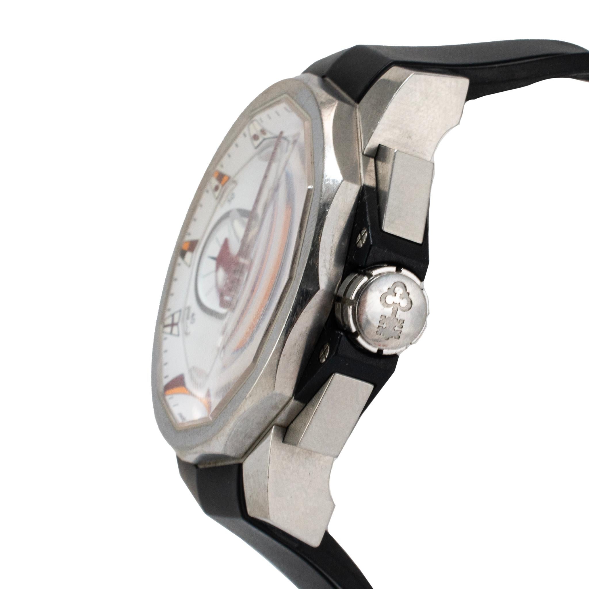 Orologio Corum Admiral's Cup Challenge 44MM 01.0007 Cronografo Automatico in Acciaio in vendita 1