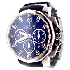 Used Corum Admiral's Cup Challenger Black Automatic Chronograph Watch