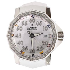 Used CORUM Admiral's Cup Competition 40 Automatic Watch with Diamond Bezel