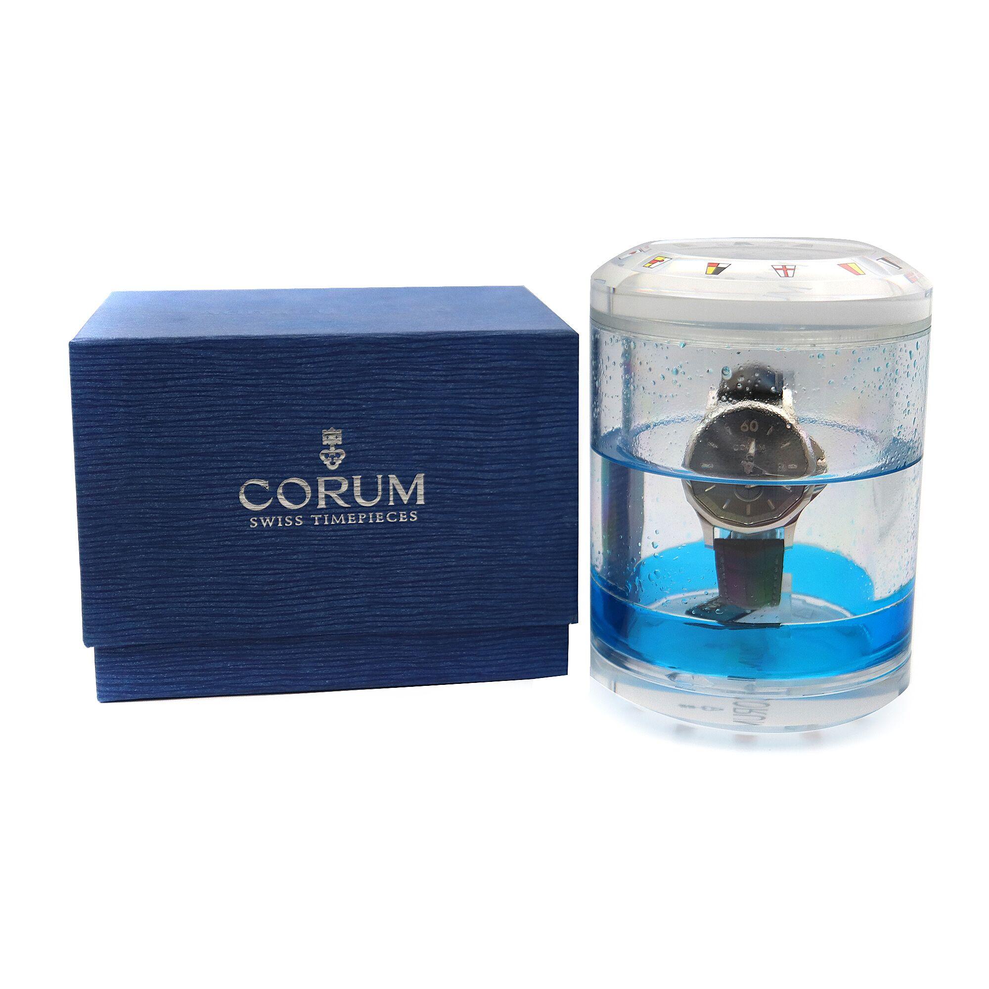 Corum Admirals Cup Legend 42 Steel Grey Dial Automatic Men Watch 395.101.20/0F01 1