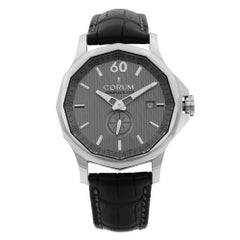 Corum Admirals Cup Legend 42 Steel Grey Dial Automatic Men Watch 395.101.20/0F01