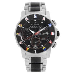 Used Corum Admirals Cup Regatta Limited Steel Carbon Black Automatic Watch 985.631.20